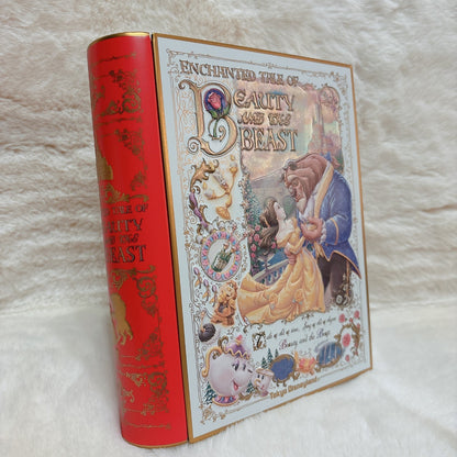 Japan Tokyo Disney Resort Beauty and the Beast Candy Can Book Rose
