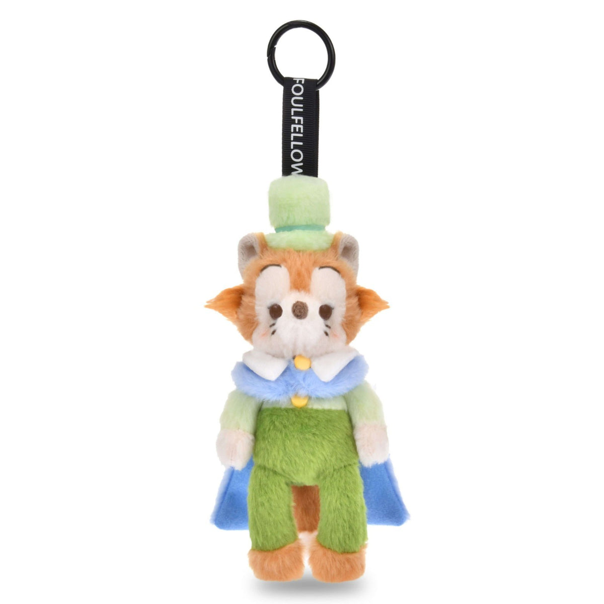 Japan Tokyo Disney Store Honest John Plush Toy Keychain PALNUI Pinocchio