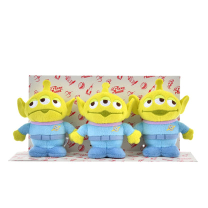 Japan Tokyo Disney Store Little Green Men Alien Plush Toy Set stanDs Toy Story