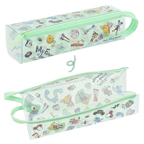 Japan Tokyo Disney Resort Pencil Pen Case Park Souvenir Motif