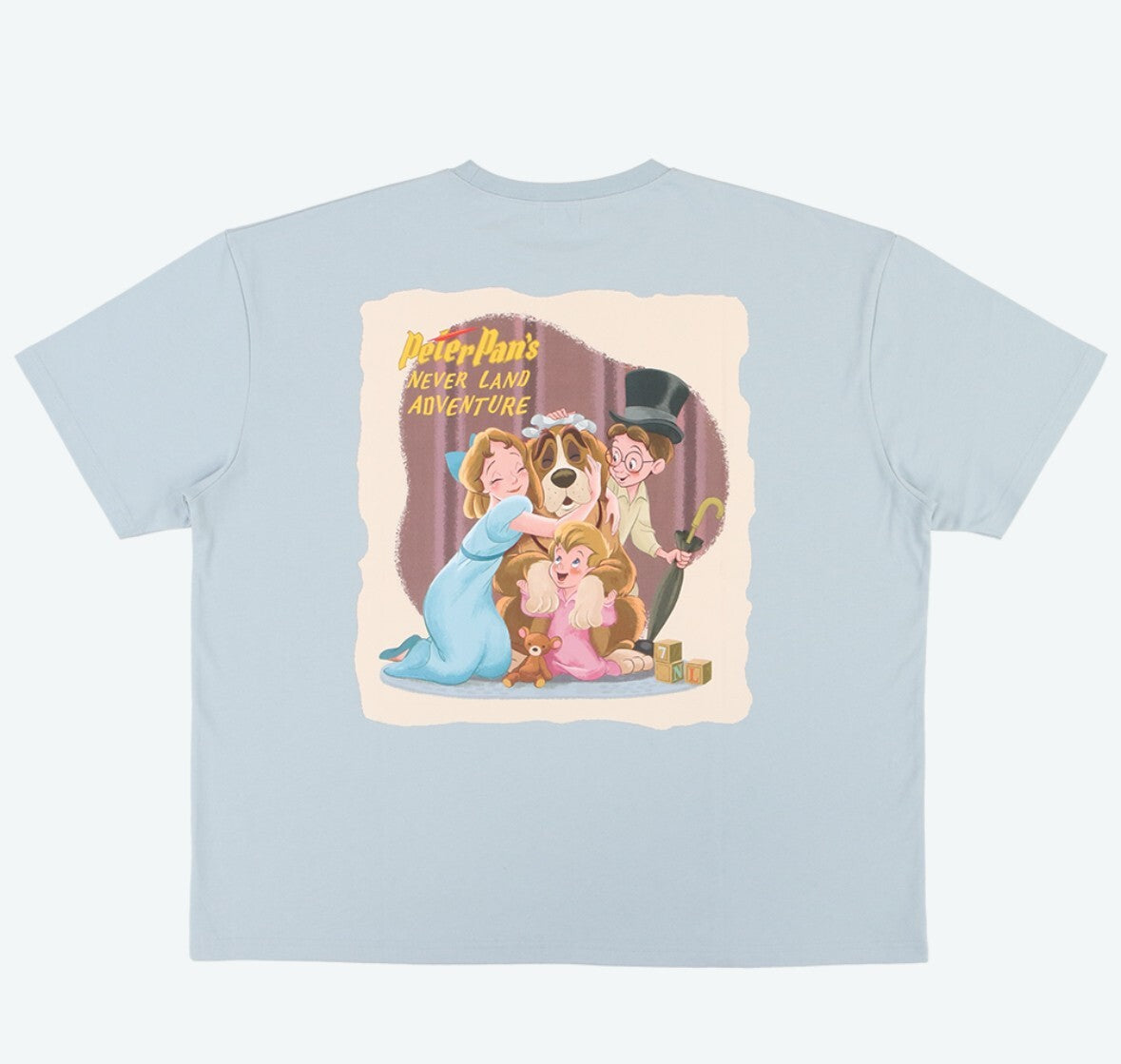 Japan Tokyo Disney Resort Fantasy Springs T-Shirt Peter Pan Darling Nana Michael