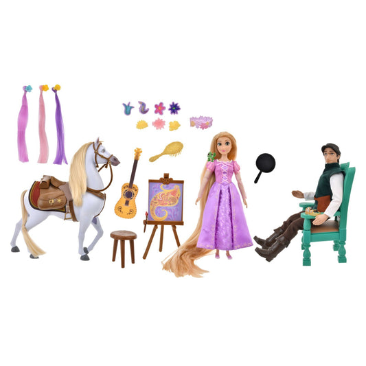 Japan Tokyo Disney Store Rapunzel Tangled Doll Figure Gift Set