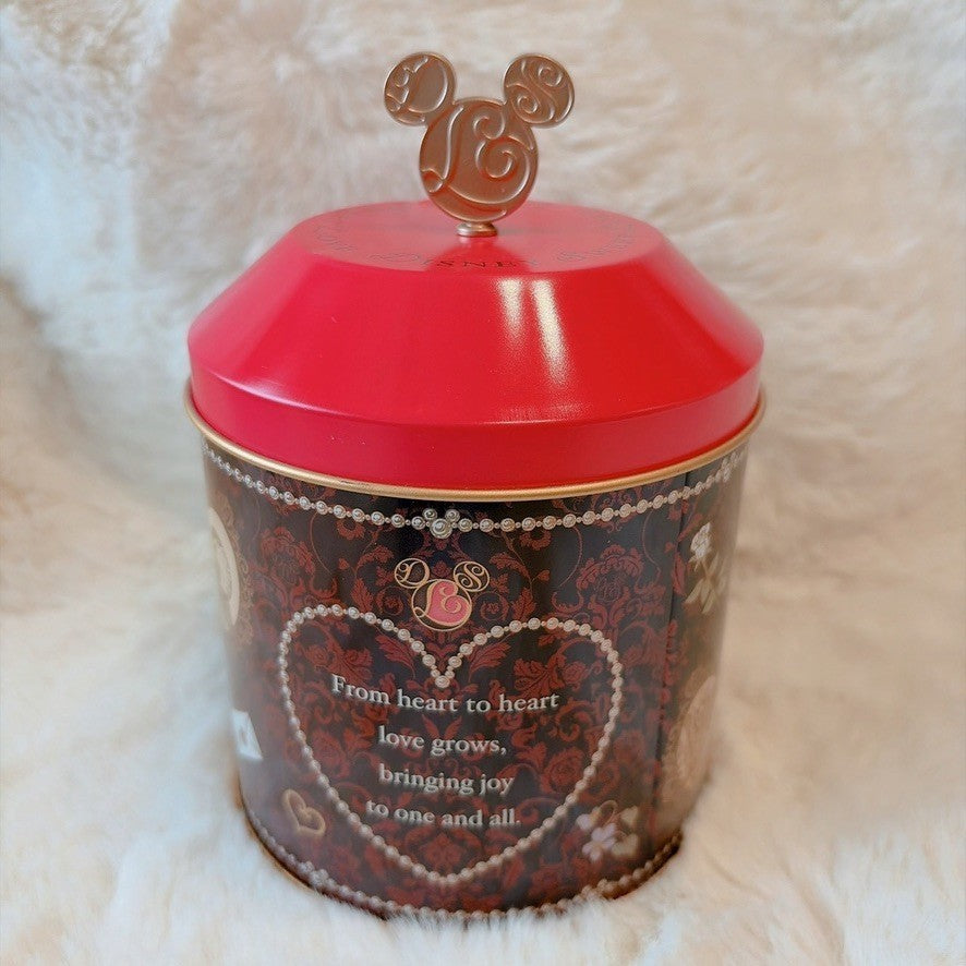 Japan Tokyo Disney Confectionery Tin Can Mickey & Minnie
