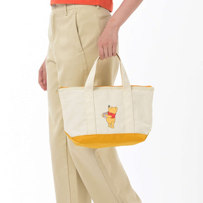 Japan Tokyo Disney Store Winnie the Pooh Cool Tote Insulated Bag S Bicolor