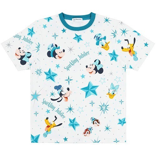 Japan Tokyo Disney Resort Sea 25th Sparkling Jubilee T-Shirt