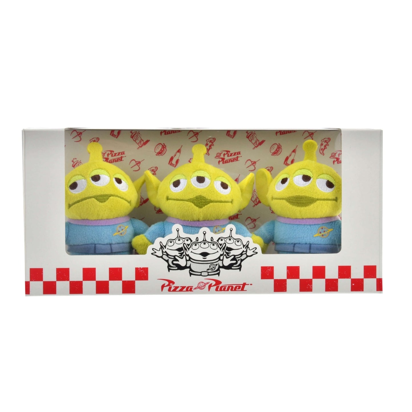 Japan Tokyo Disney Store Little Green Men Alien Plush Toy Set stanDs Toy Story