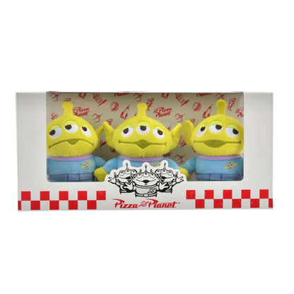 Japan Tokyo Disney Store Little Green Men Alien Plush Toy Set stanDs Toy Story