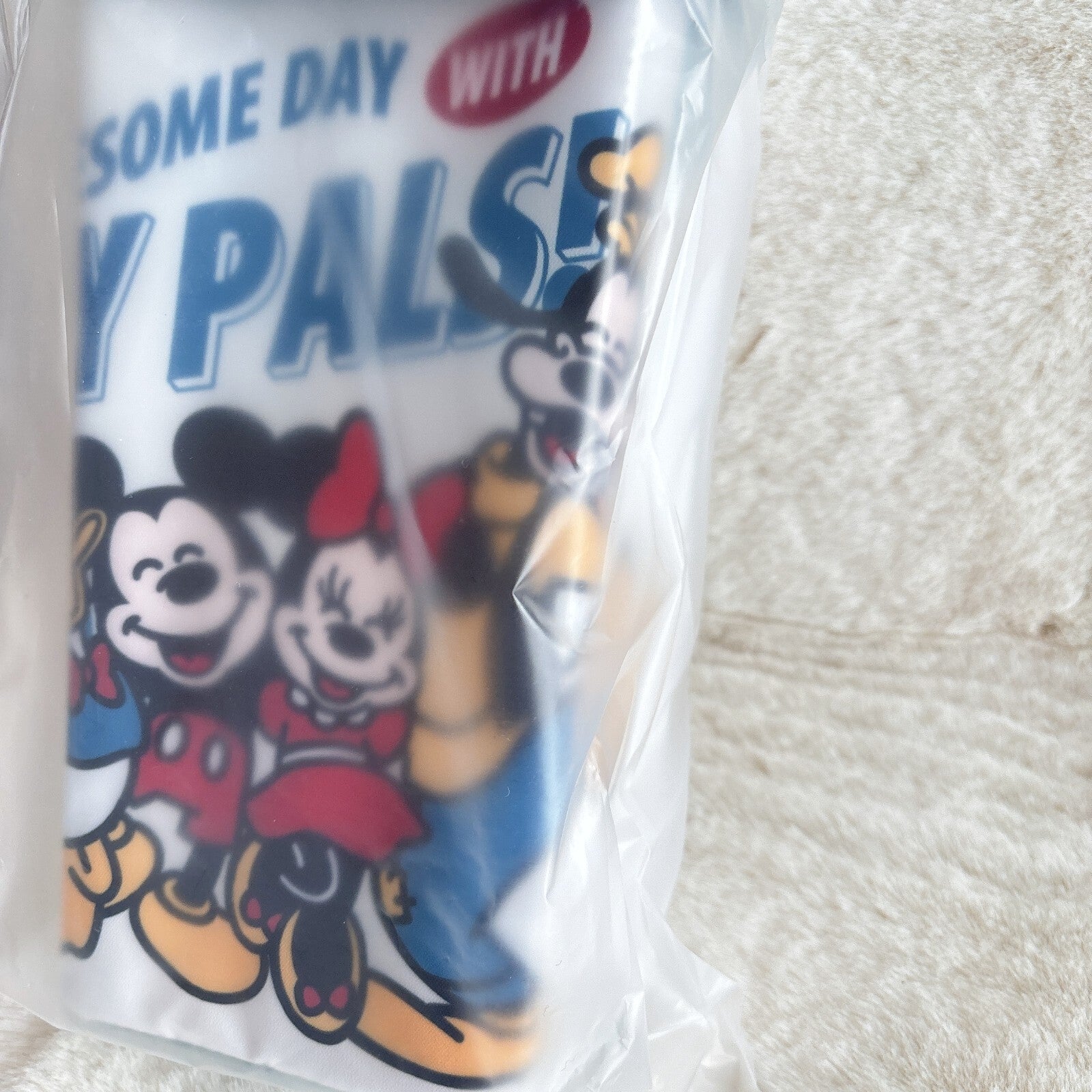 Japan Tokyo Disney Resort  Retro Popcorn case shoulder bag MY PALS !
