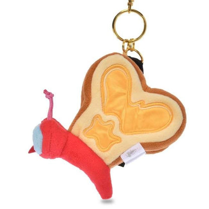 '+KeJapan Tokyo Disney Store Bread and Butterfly Plush Keychain Alice Wonderland