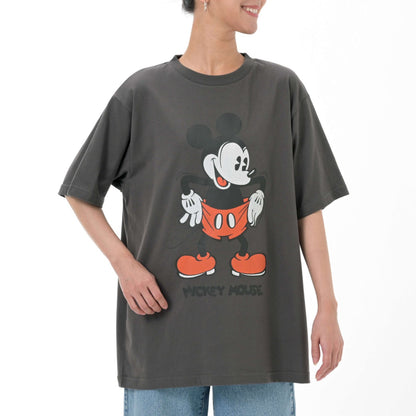 Japan Tokyo Disney Store Mickey Short-Sleeve T-Shirt Gray T-Shirt Collection