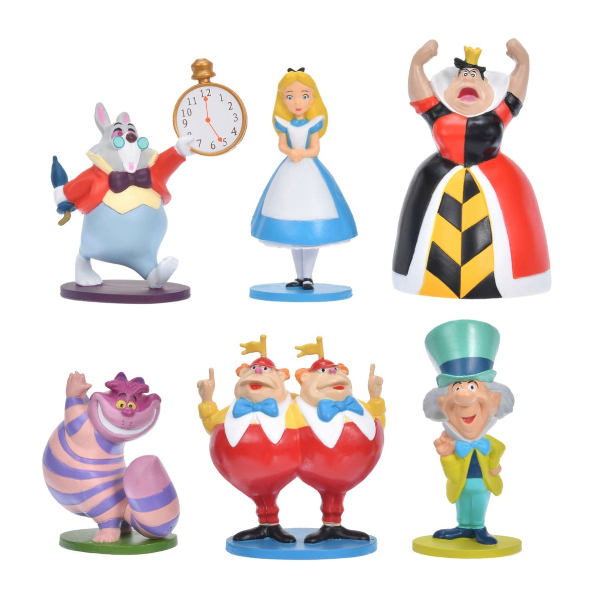 Japan Tokyo Disney Store Alice in Wonderland Figure Set Figurine Set