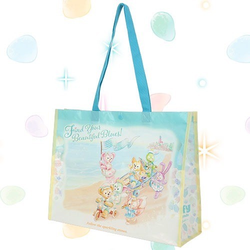 Japan Tokyo Disney Resort Find Your Beautiful Blue Duffy Shopping Bag