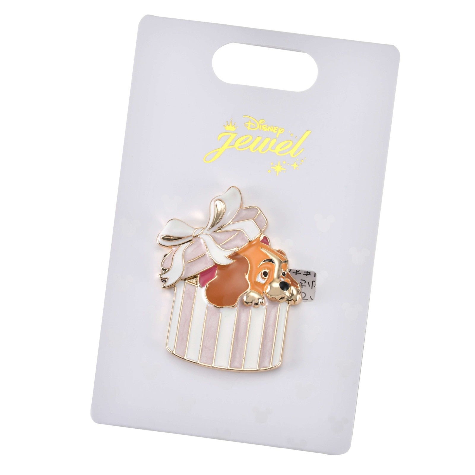 Japan Tokyo Disney Store Lady Brooch Gift Lady and the Tramp