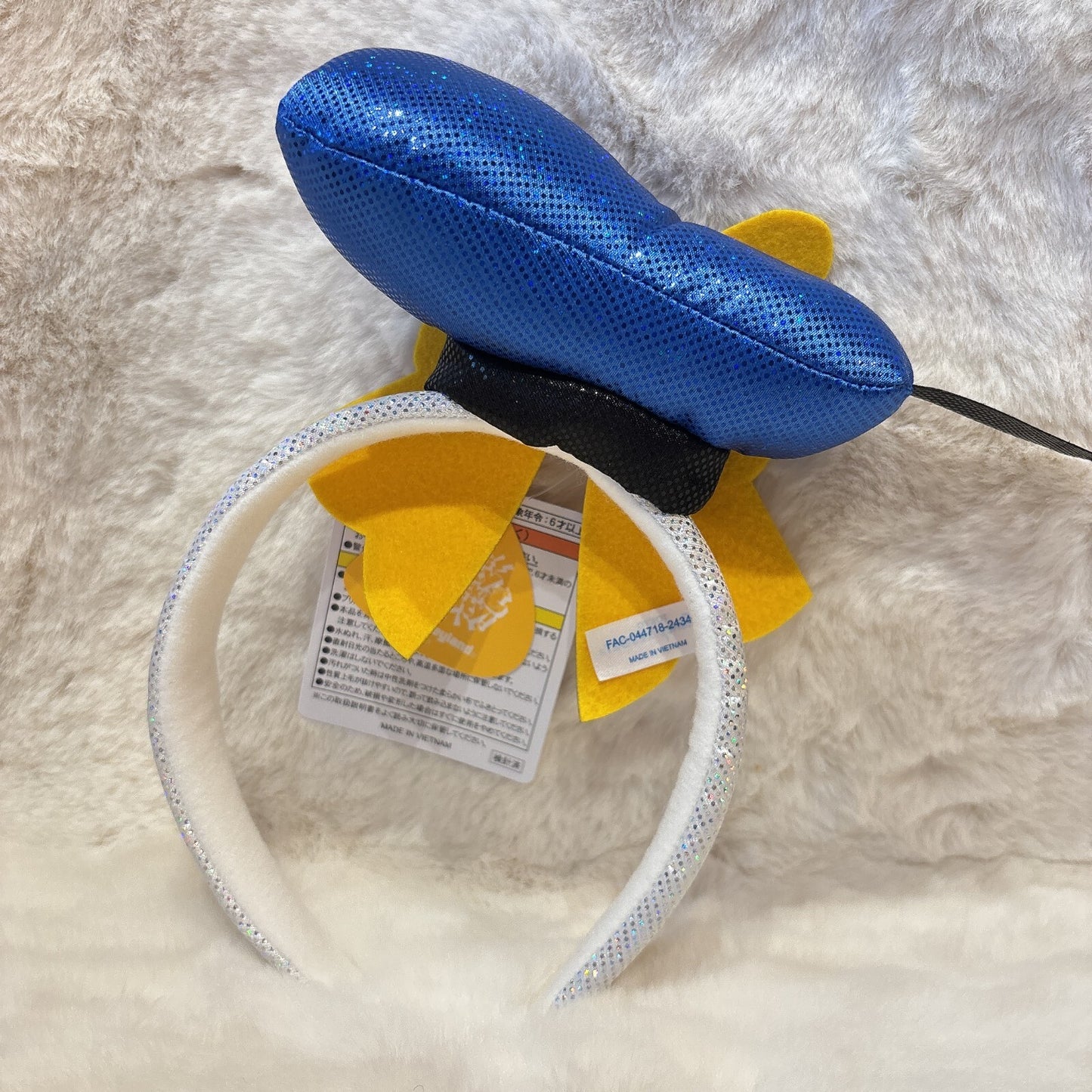Japan Tokyo Disney Resort Headband Hat Pal-Palooza Donald Quacky Duck City