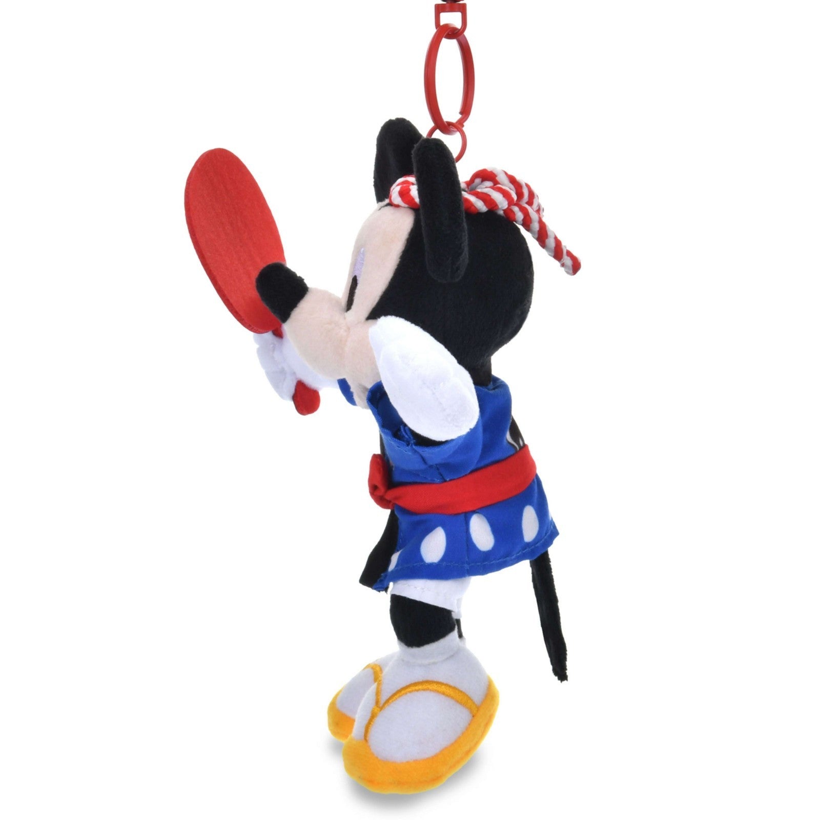 Japan Tokyo Disney Store Mickey Mouse Plush Toy Keychain MATSURI STYLE