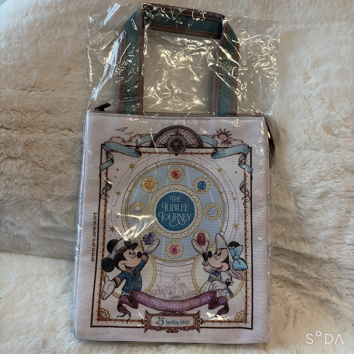 Japan Tokyo Disney Resort Mickey Minnie Sea 25th Souvenir Lunch case Tote bag