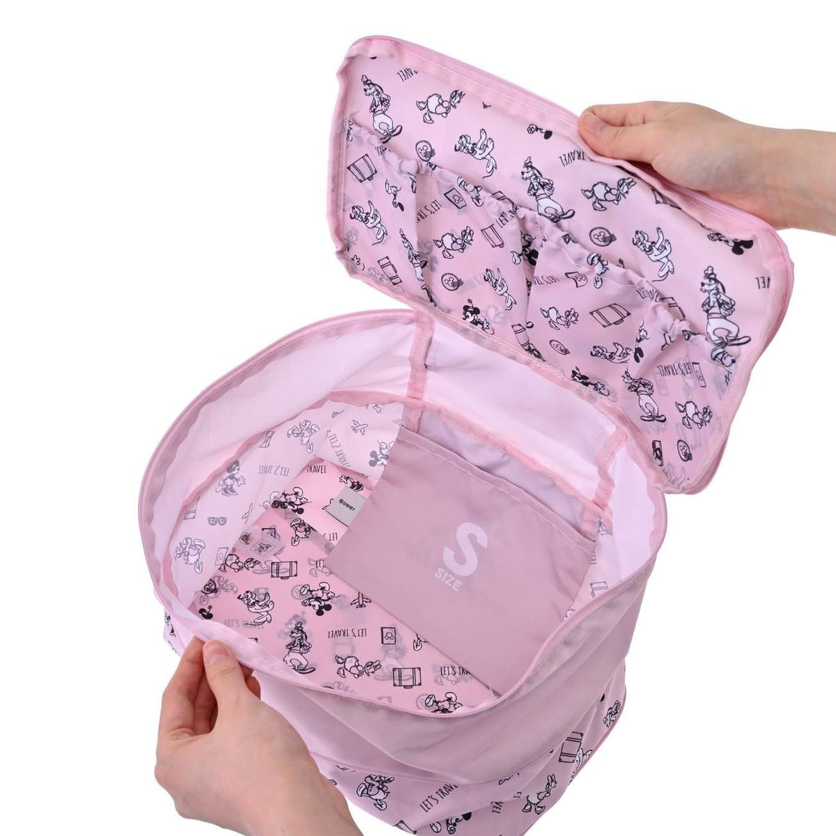 Japan Tokyo Disney Store Minnie Clothing Compression Storage Pouch S Travel