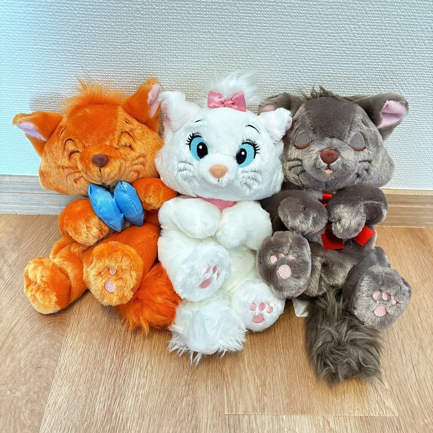 Japan Tokyo Disney Resort Store The Aristocats Plush Shoulder bag Marie set of 3