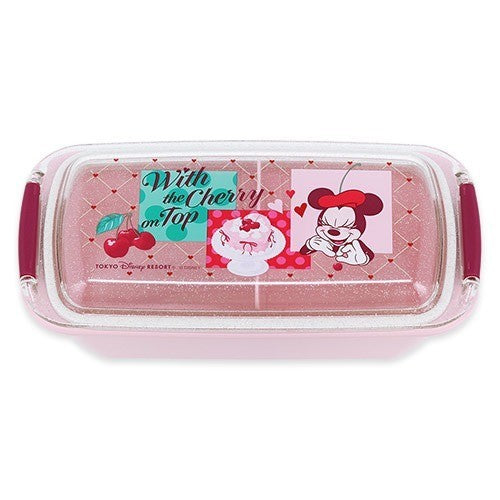 Japan Tokyo Disney Resort Lunch box With the Cherry on Top Minnie