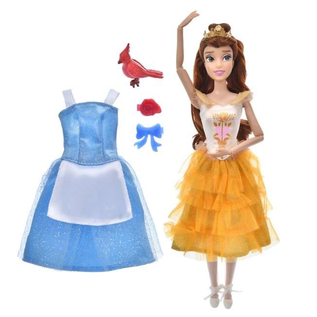 Japan Tokyo Disney Store Belle Doll Figure Set Ballet Beauty and The Beast