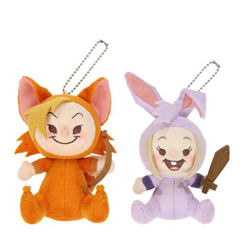 Japan Tokyo Disney Resort Lost Kids SliKghtly Nibs Plush Keychain Charm Peter 