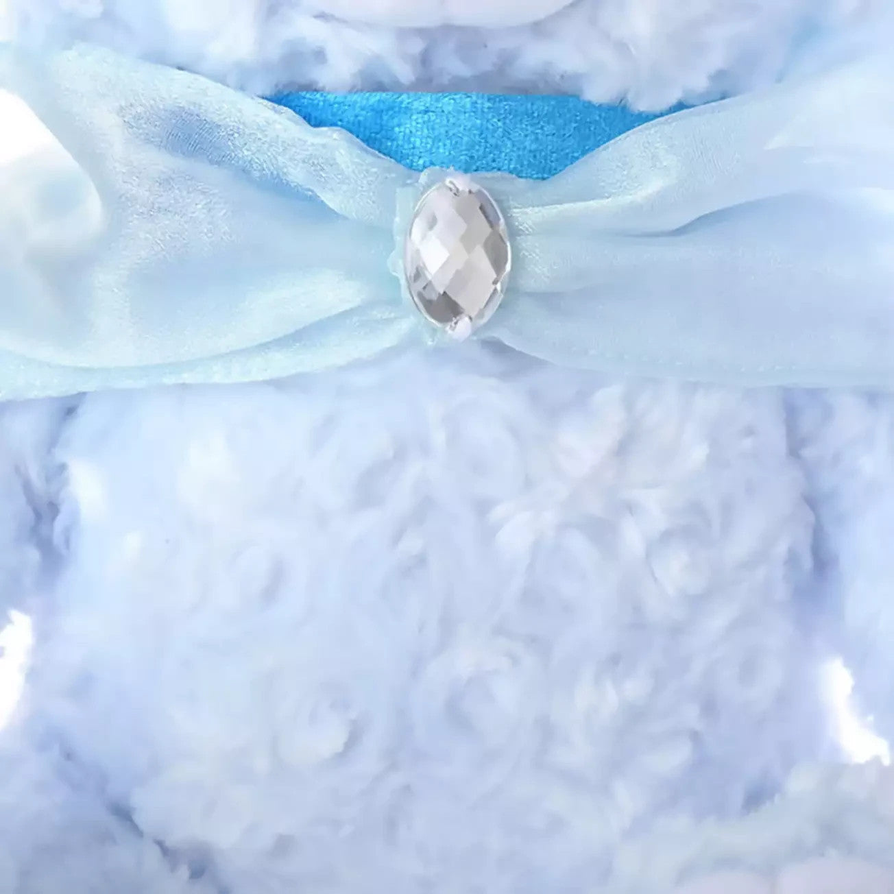 Japan Tokyo Disney Store Cinderella UniBEARcity Plush Blue Rose Princess Bear