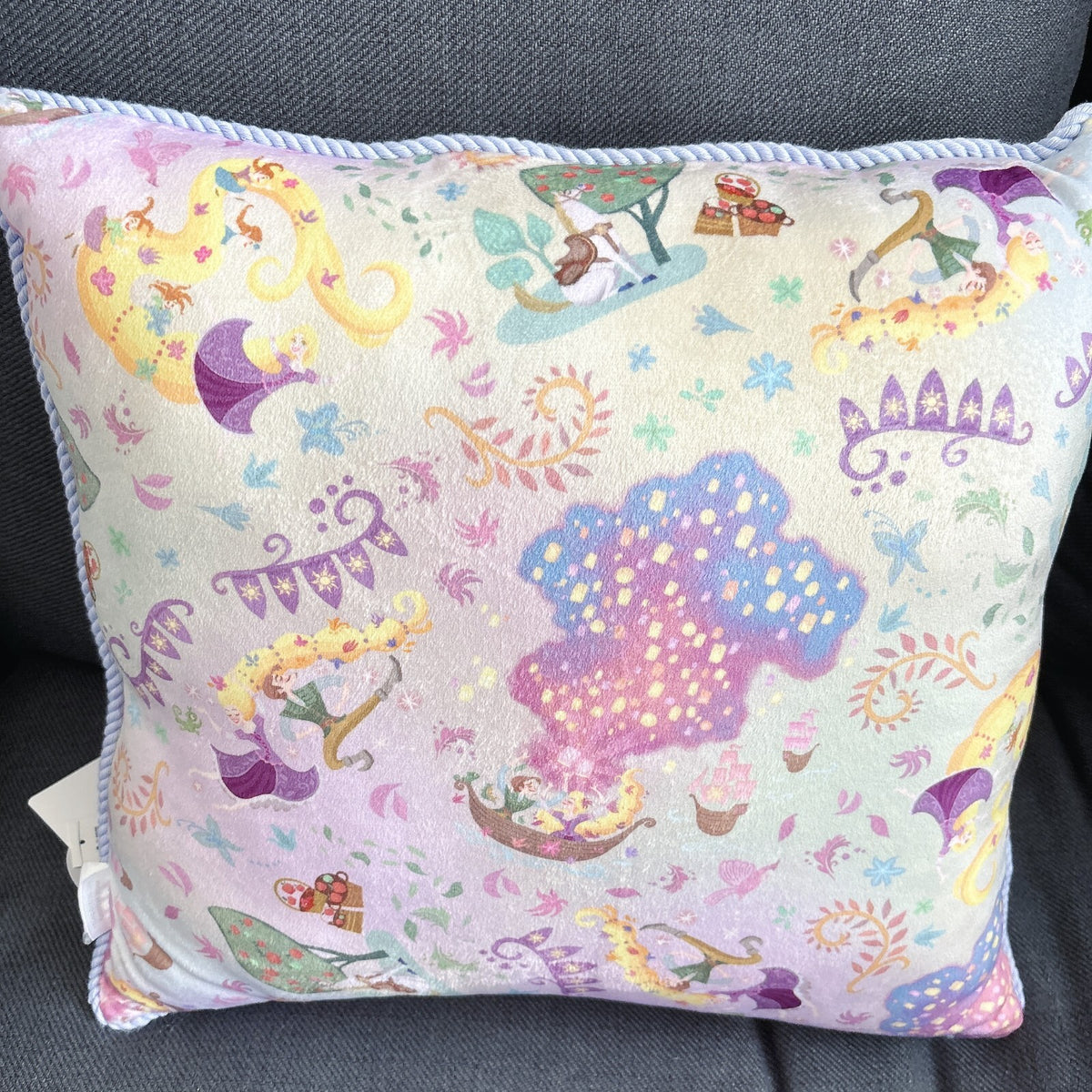 Japan Tokyo Disney Resort Cushion Best Day Ever Rapunzel Fantasy Springs
