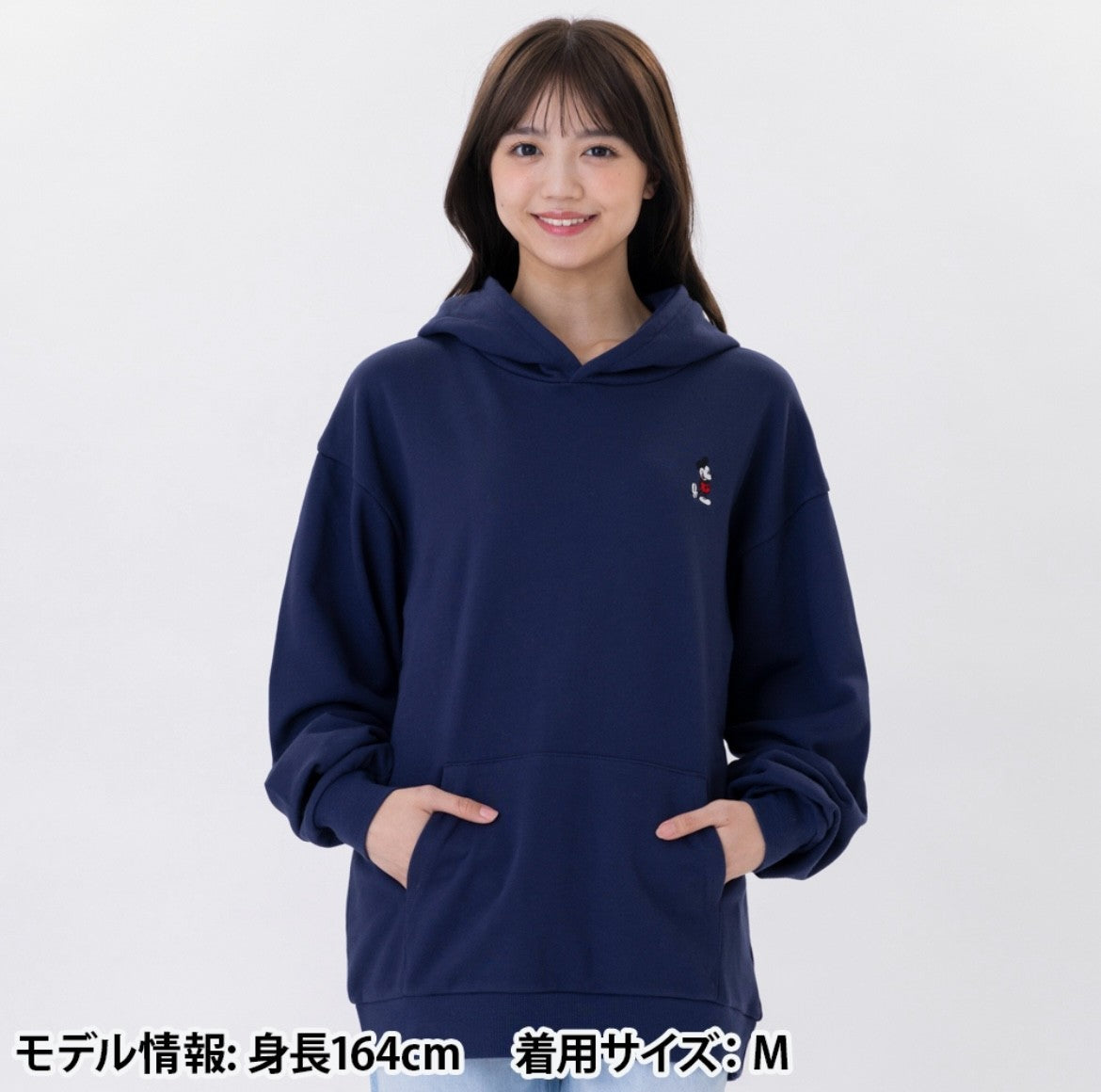 Japan Tokyo Disney Resort Mickey Mouse Hoodie Unisex Navy Limited 2025