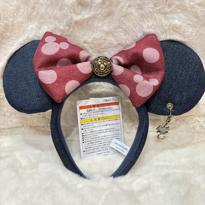 Japan Tokyo Disney  Resort Minnie Western Ears Headband Cap 2025 Denim