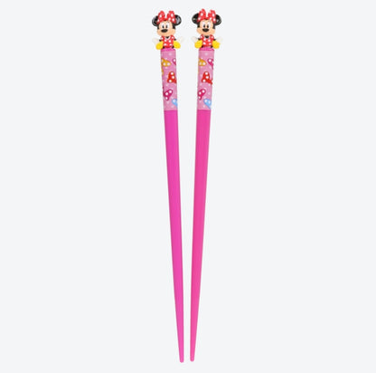 Japan Tokyo Disney Resort Chopsticks Japanese Tableware Kids Minnie Mouse 2025