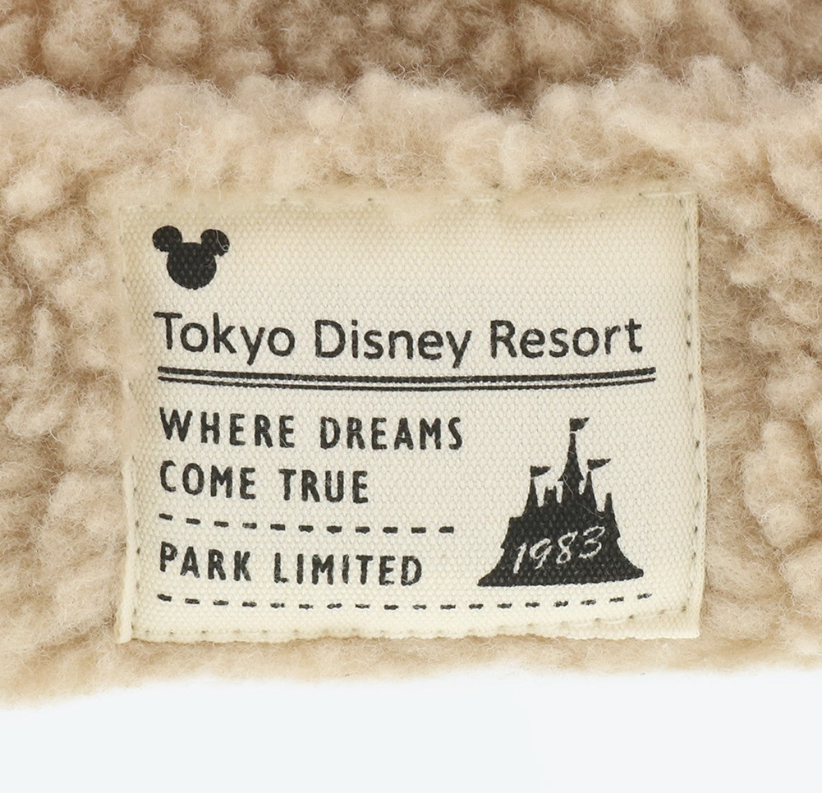 Japan Tokyo Disney Resort Ears & Shoulder Bag Mickey limited Cap Hat Brown