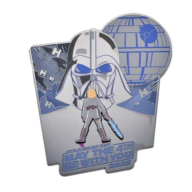 '+Japan Tokyo Disney Store Star Wars Luke Darth Vader Pin Badge May the 4th 2025
