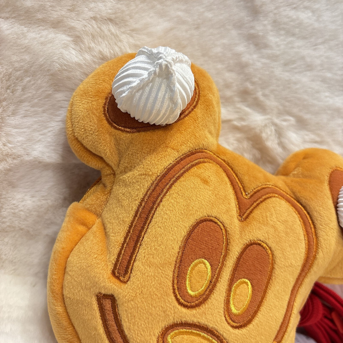 Japan Tokyo Disney Resort Mickey Waffle Shoulder Bag Sweets Waffle Company 2025