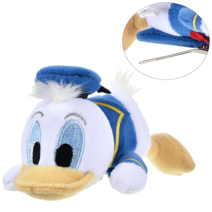 Japan Tokyo Disney Store Donald Duck Hair Clip Flat Plush Toy Style
