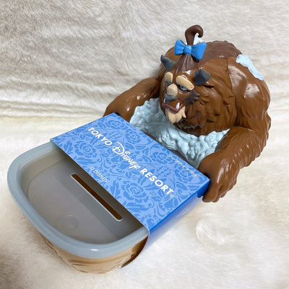 Japan Tokyo Disney Resort Soap Tray Beauty and the Beast Figure Bath