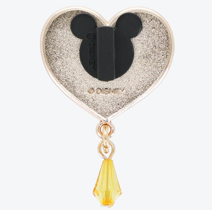 Japan Tokyo Disney Resort Princess Heart Pin Badge Beauty and the Beast