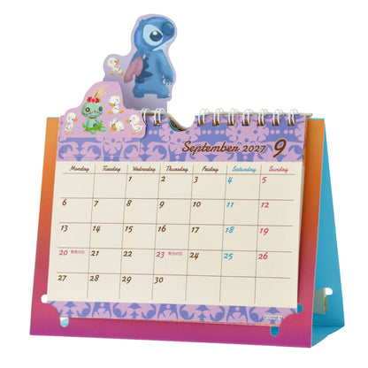 Japan Tokyo Disney Store Stitch Scrump Desktop Calendar Pop-up 2027