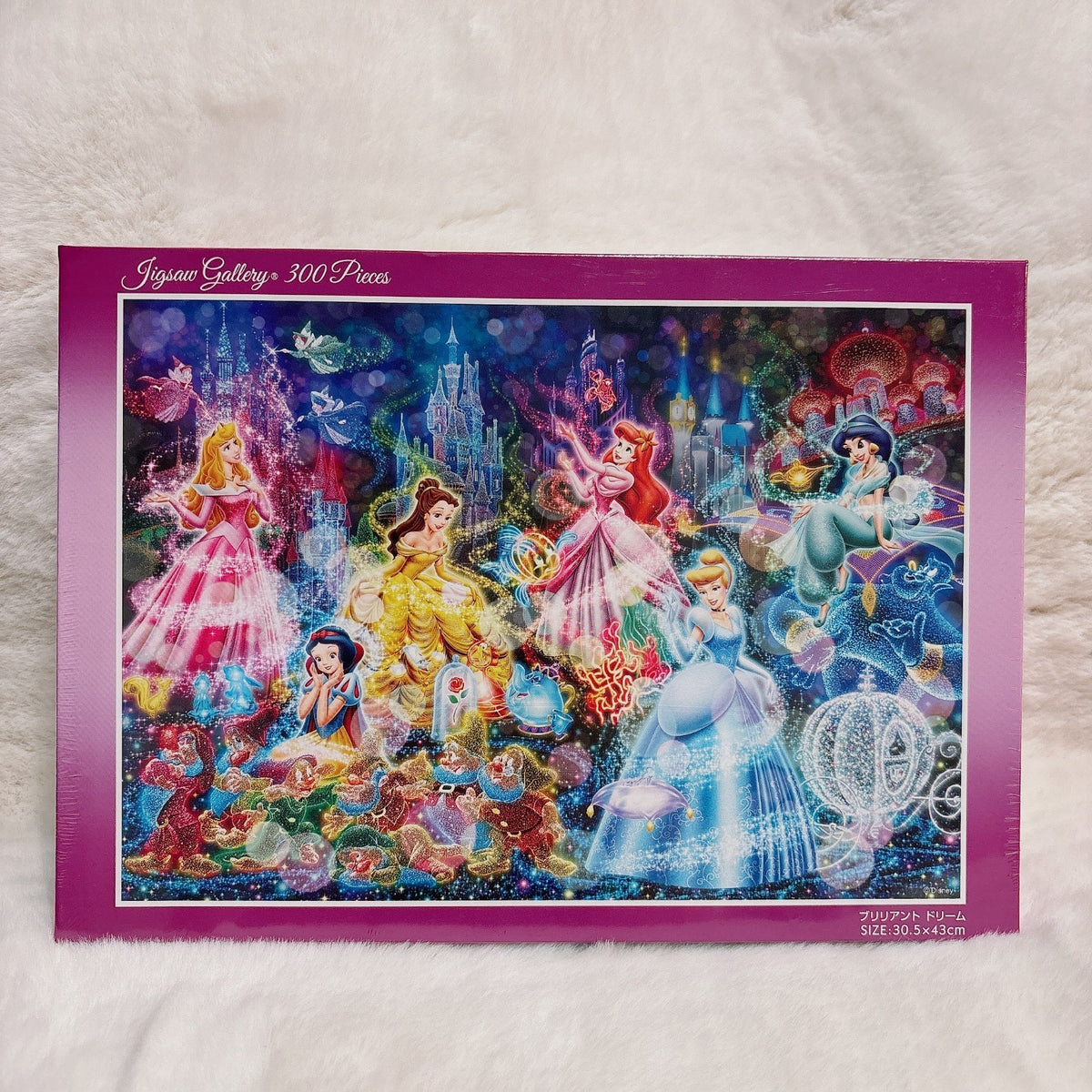 Japan Disney Tenyo Jigsaw Puzzle 300 Pieces Cinderella Aurora Ariel Princess