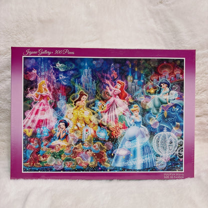 Japan Disney Tenyo Jigsaw Puzzle 300 Pieces Cinderella Aurora Ariel Princess