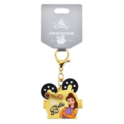 Japan Tokyo Disney Store Beauty and The Beast Light-Up Projection Keychain Fes