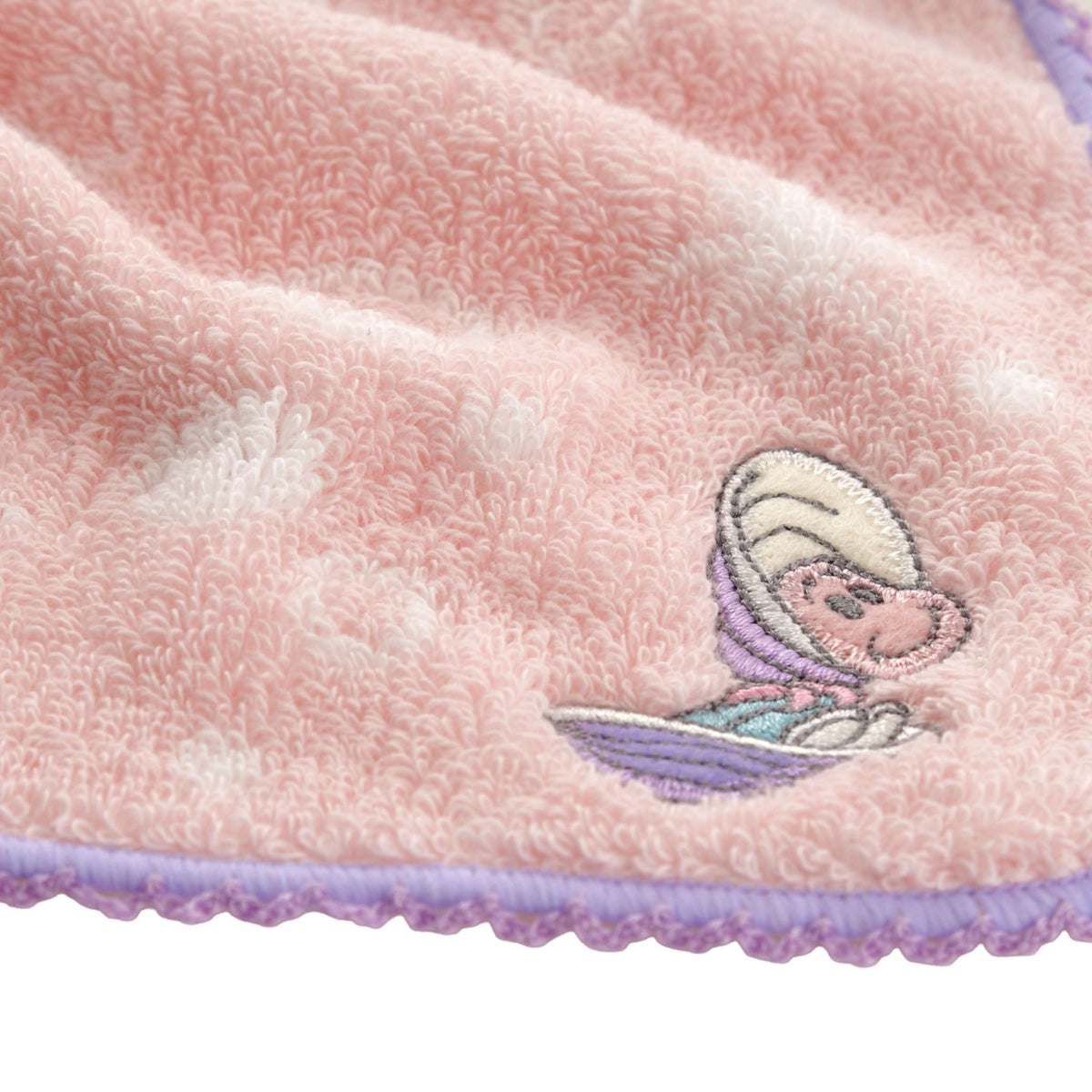 Japan Tokyo Disney Store Young Oyster Mini Towel Picot Lace Alice in Wonderland