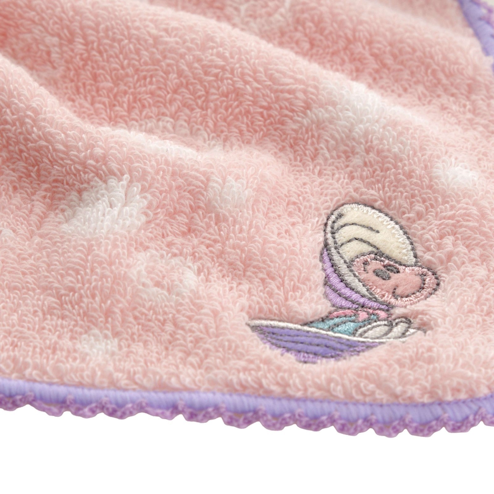 Japan Tokyo Disney Store Young Oyster Mini Towel Picot Lace Alice in Wonderland