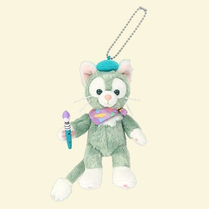 Japan Tokyo Disney Resort Gelatoni Plush Toy Badge Duffy & Friends Christmas