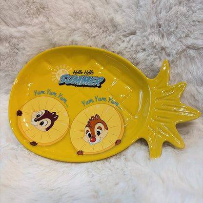 Japan Tokyo Disney Resort Mickey Minnie SUMMER 2026 Souvenir Plate Pineapple