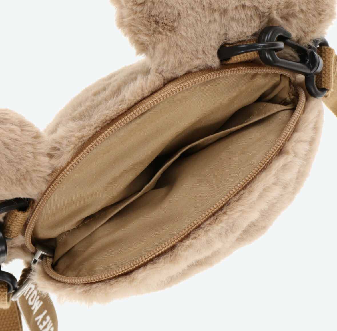 Japan Tokyo Disney Resort Shoulder bag Mickey Mouse Fluffy Brown