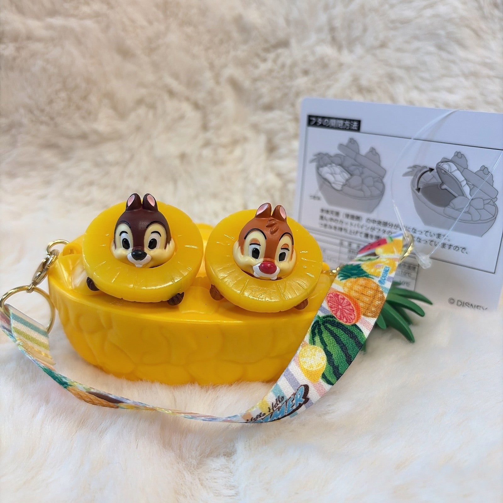Japan Tokyo Disney Resort Chip & Dale SUMMER 2026 Mini snack case Pineapple
