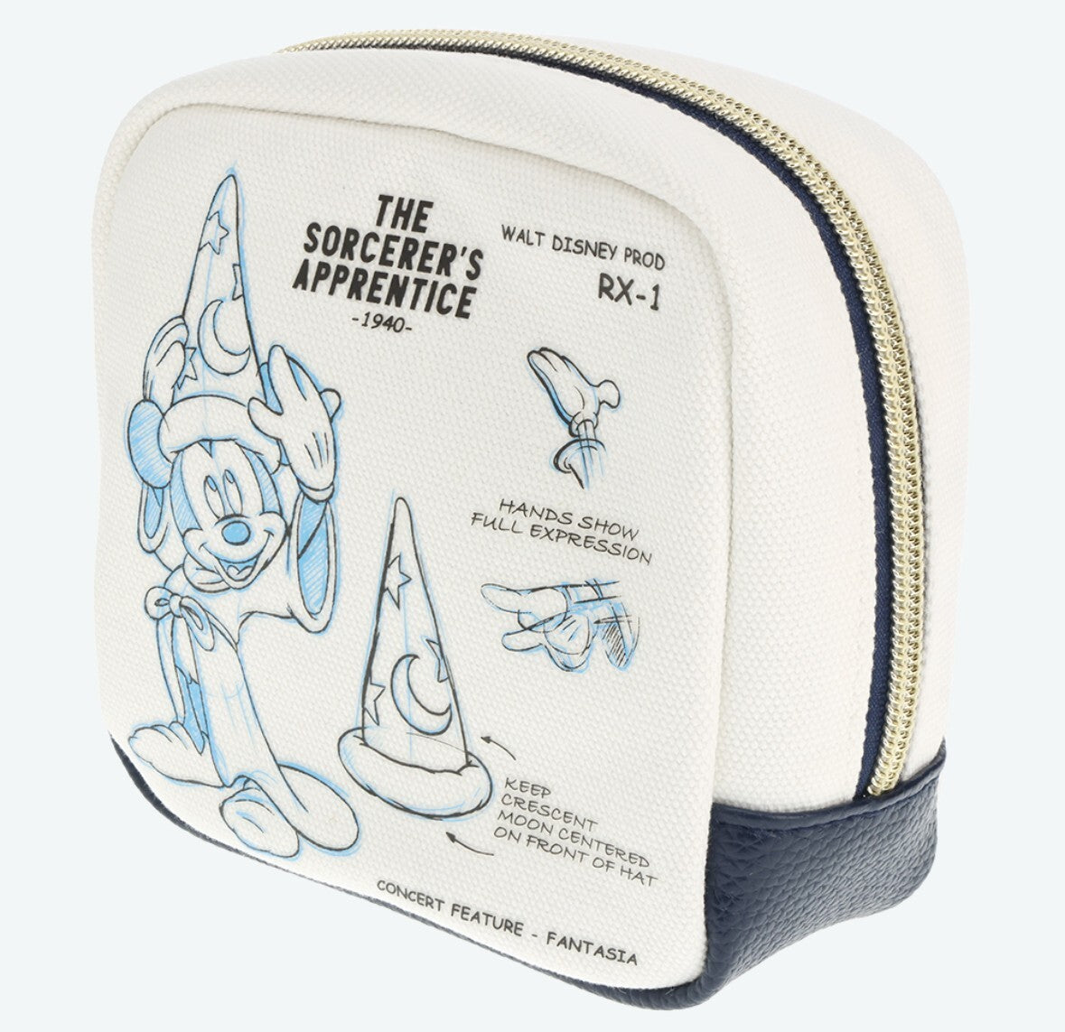 Japan Tokyo Disney Resort Fantasia Mickey Drawing pouch