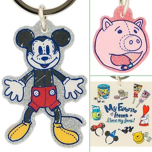 Japan Tokyo Disney Resort Key Chain Mickey Mouse Ham fan cap
