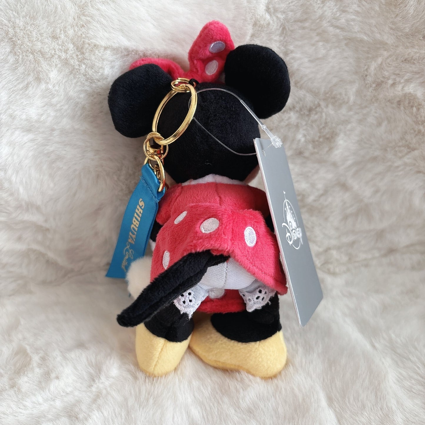 '+Japan Tokyo Disney Shibuya Store Limited Minnie Plush Keychain Dog Hachico