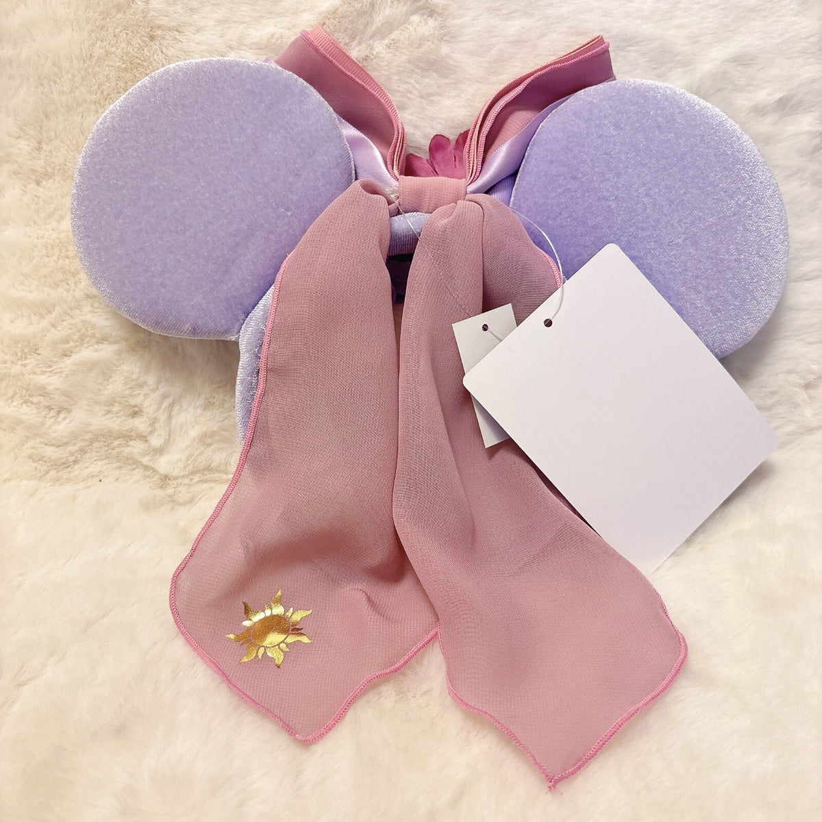 Japan Tokyo Disney Resort Headband Ears Flower Rapunzel Forest Fantasy Springs
